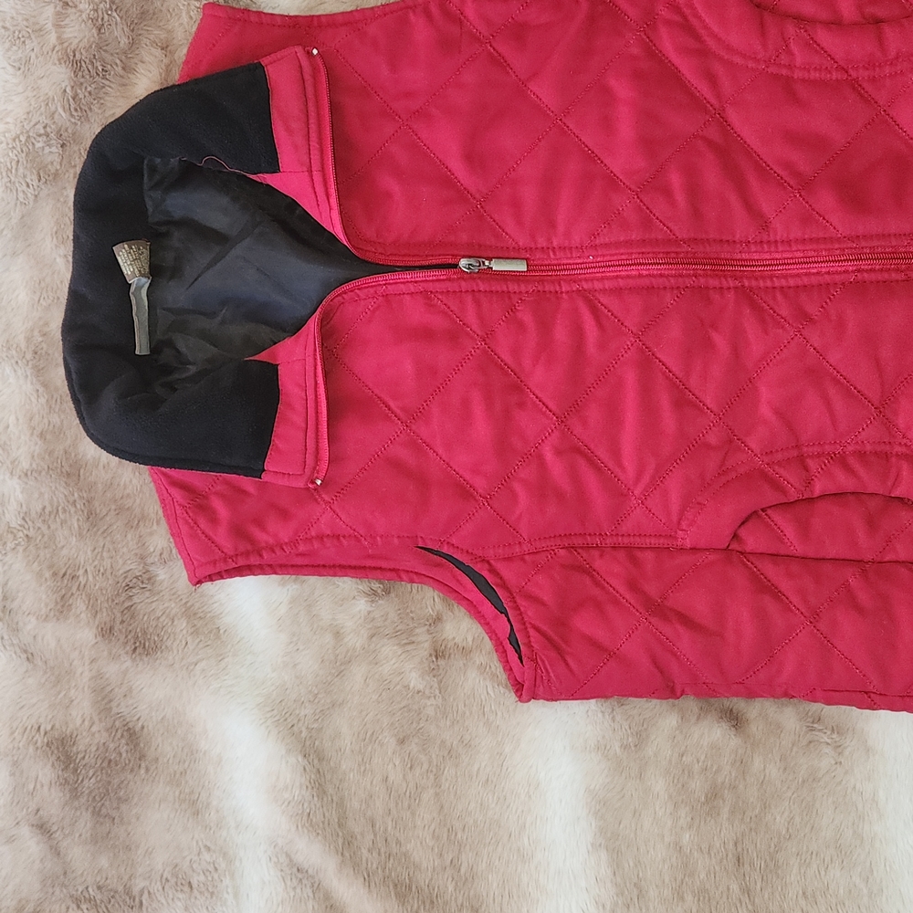 Jane Ashley Large Red Vest